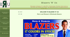 Desktop Screenshot of blazers-r-us.com
